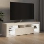 TV cabinet with bright white LED lights 140x36.5x40 cm by vidaXL, TV Furniture - Ref: Foro24-804370, Price: 127,15 €, Discoun...