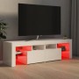 TV-Schrank mit strahlend weißen LED-Leuchten 140x36,5x40 cm von vidaXL, TV-Möbel - Ref: Foro24-804370, Preis: 127,15 €, Rabat...