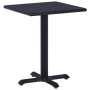 Black garden table 60x60x75 cm by vidaXL, Garden tables - Ref: Foro24-49469, Price: 121,17 €, Discount: %