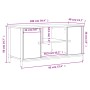 TV-Schrank aus grauem Sonoma-Sperrholz, 100 x 40 x 50 cm von vidaXL, TV-Möbel - Ref: Foro24-832766, Preis: 63,74 €, Rabatt: %