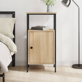 Sonoma oak engineered wood bedside table 41x31x80 cm by vidaXL, Nightstands - Ref: Foro24-825925, Price: 51,87 €, Discount: %