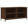 TV stand made of brown oak plywood, measuring 100x40x50 cm. by vidaXL, TV Furniture - Ref: Foro24-832777, Price: 41,30 €, Dis...