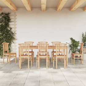 Garden dining set 9 pieces solid teak wood by vidaXL, Garden sets - Ref: Foro24-3155794, Price: 1,00 €, Discount: %