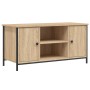 Mueble para TV madera contrachapada roble Sonoma 100x40x50 cm de vidaXL, Muebles TV - Ref: Foro24-832764, Precio: 66,88 €, De...