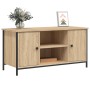 Mueble para TV madera contrachapada roble Sonoma 100x40x50 cm de vidaXL, Muebles TV - Ref: Foro24-832764, Precio: 66,88 €, De...