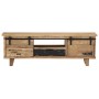 Solid mango wood TV cabinet 120x30x40 cm by vidaXL, TV Furniture - Ref: Foro24-249873, Price: 167,37 €, Discount: %