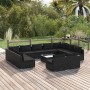 12-teiliges Gartenmöbel-Set Kissen synthetisches Rattan schwarz von vidaXL, Gartensets - Ref: Foro24-3102128, Preis: 1,00 €, ...