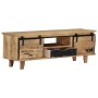 Solid mango wood TV cabinet 120x30x40 cm by vidaXL, TV Furniture - Ref: Foro24-249873, Price: 167,37 €, Discount: %