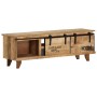 Mueble de TV de madera maciza de mango 120x30x40 cm de vidaXL, Muebles TV - Ref: Foro24-249873, Precio: 189,68 €, Descuento: %