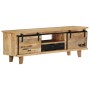 Solid mango wood TV cabinet 120x30x40 cm by vidaXL, TV Furniture - Ref: Foro24-249873, Price: 167,37 €, Discount: %