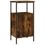 Smoked oak engineered wood bedside table 41x31x80 cm by vidaXL, Nightstands - Ref: Foro24-825927, Price: 43,02 €, Discount: %