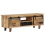 Solid mango wood TV cabinet 120x30x40 cm by vidaXL, TV Furniture - Ref: Foro24-249873, Price: 167,37 €, Discount: %