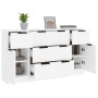 Set mit 3 Stück Sideboard aus weißem Sperrholz von vidaXL, Sideboards - Ref: Foro24-3115820, Preis: 179,82 €, Rabatt: %