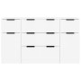 Set mit 3 Stück Sideboard aus weißem Sperrholz von vidaXL, Sideboards - Ref: Foro24-3115820, Preis: 179,82 €, Rabatt: %