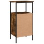 Smoked oak engineered wood bedside table 41x31x80 cm by vidaXL, Nightstands - Ref: Foro24-825927, Price: 43,02 €, Discount: %