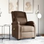 Sillón de masaje elevable de tela marrón de vidaXL, Sillones de masaje eléctricos - Ref: Foro24-3110980, Precio: 333,42 €, De...