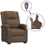 Sillón de masaje elevable de tela marrón de vidaXL, Sillones de masaje eléctricos - Ref: Foro24-3110980, Precio: 333,42 €, De...