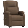 Sillón de masaje elevable de tela marrón de vidaXL, Sillones de masaje eléctricos - Ref: Foro24-3110980, Precio: 333,42 €, De...