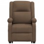 Sillón de masaje elevable de tela marrón de vidaXL, Sillones de masaje eléctricos - Ref: Foro24-3110980, Precio: 333,42 €, De...