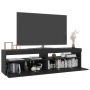 TV-Möbel mit LED-Leuchten 2 Einheiten schwarz 75x35x40 cm von vidaXL, TV-Möbel - Ref: Foro24-804394, Preis: 110,29 €, Rabatt: %