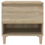 Bedside tables 2 units plywood oak Sonoma 50x46x50 cm by vidaXL, Nightstands - Ref: Foro24-819539, Price: 81,37 €, Discount: %