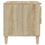 Bedside tables 2 units plywood oak Sonoma 50x46x50 cm by vidaXL, Nightstands - Ref: Foro24-819539, Price: 81,37 €, Discount: %