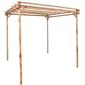 Bamboo pergola 170x170x220 cm by vidaXL, Pergolas, arches and garden trellises - Ref: Foro24-49296, Price: 161,90 €, Discount: %