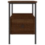 Oak brown engineered wood bedside table 34x36x50 cm by vidaXL, Nightstands - Ref: Foro24-826051, Price: 39,62 €, Discount: %