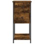 Engineered wood smoked oak bedside table 32x42x70 cm by vidaXL, Nightstands - Ref: Foro24-826097, Price: 48,18 €, Discount: %