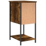 Engineered wood smoked oak bedside table 32x42x70 cm by vidaXL, Nightstands - Ref: Foro24-826097, Price: 48,18 €, Discount: %