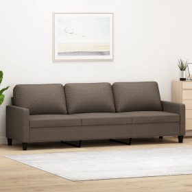 3-seater sofa in taupe gray fabric 210 cm by vidaXL, Sofas - Ref: Foro24-348724, Price: 243,99 €, Discount: %