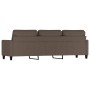 3-seater sofa in taupe gray fabric 210 cm by vidaXL, Sofas - Ref: Foro24-348724, Price: 243,42 €, Discount: %