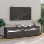 TV cabinets with LED lights 2 units gray 75x35x40 cm by vidaXL, TV Furniture - Ref: Foro24-804396, Price: 114,93 €, Discount: %