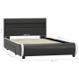 Bed frame and LED anthracite gray synthetic leather 100x200 cm by vidaXL, Beds and slatted bases - Ref: Foro24-284979, Price:...