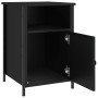 Black plywood bedside table 40x42x60 cm by vidaXL, Nightstands - Ref: Foro24-825913, Price: 46,51 €, Discount: %