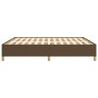 Estructura de cama de tela marrón 160x200 cm de vidaXL, Camas y somieres - Ref: Foro24-3120972, Precio: 149,99 €, Descuento: %