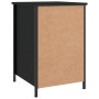 Black plywood bedside table 40x42x60 cm by vidaXL, Nightstands - Ref: Foro24-825913, Price: 46,51 €, Discount: %