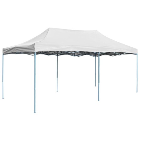 Professional folding tent, white steel, 3x6 m by vidaXL, Tents and gazebos - Ref: Foro24-48864, Price: 224,94 €, Discount: %