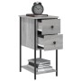 Sonoma gray engineered wood bedside table 32x42x70 cm by vidaXL, Nightstands - Ref: Foro24-826099, Price: 54,70 €, Discount: %