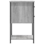 Mesita de noche madera de ingeniería gris Sonoma 32x42x70 cm de vidaXL, Mesitas de noche - Ref: Foro24-826099, Precio: 54,70 ...