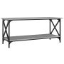 Sonoma gray wood and iron coffee table 100x45x45 cm by vidaXL, Coffee table - Ref: Foro24-823315, Price: 53,65 €, Discount: %