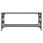 Sonoma gray wood and iron coffee table 100x45x45 cm by vidaXL, Coffee table - Ref: Foro24-823315, Price: 53,65 €, Discount: %