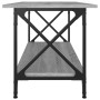 Sonoma gray wood and iron coffee table 100x45x45 cm by vidaXL, Coffee table - Ref: Foro24-823315, Price: 53,65 €, Discount: %