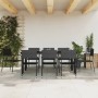 Garden dining set 9 pieces synthetic rattan and black steel by vidaXL, Garden sets - Ref: Foro24-3203287, Price: 532,00 €, Di...