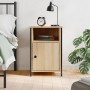 Sonoma oak plywood nightstand 40x42x60 cm by vidaXL, Nightstands - Ref: Foro24-825915, Price: 43,41 €, Discount: %