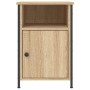 Mesita de noche madera contrachapada roble sonoma 40x42x60 cm de vidaXL, Mesitas de noche - Ref: Foro24-825915, Precio: 46,99...