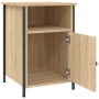 Sonoma oak plywood nightstand 40x42x60 cm by vidaXL, Nightstands - Ref: Foro24-825915, Price: 43,41 €, Discount: %