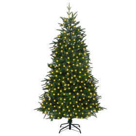 Artificial Christmas tree with green PVC&PE LEDs 240 cm by vidaXL, Christmas trees - Ref: Foro24-3077782, Price: 189,14 €, Di...