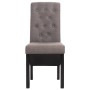 Silla de comedor 4 unidades de tela gris taupe de vidaXL, Sillas de comedor - Ref: Foro24-276981, Precio: 365,64 €, Descuento: %