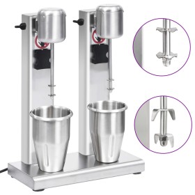 Mixer für Shakes mit doppeltem Edelstahlbecher 2 L von vidaXL, Mixer und Mixer - Ref: Foro24-51086, Preis: 195,99 €, Rabatt: %